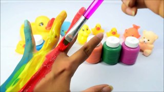 Learn Colors For Children Body Paint Finger Family Song