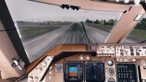 Scary Takeoff with a Hurricane | New Flight Simulator 2017 [P3D 4.0 - Amazing Realism]