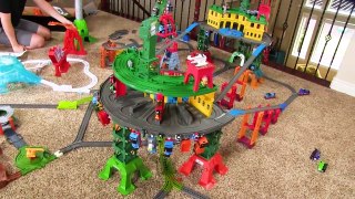 MASSIVE THOMAS TRACKMASTER TRACK! Thomas and Friends with Brio and More _ Fun Toy Train