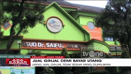 "Jual Ginjal Demi Bayar Utang" [Part 1] - Apa Kabar Indonesia Pagi