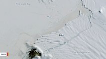 NASA Animation Shows Calving And Shattering Of Antarctic Iceberg