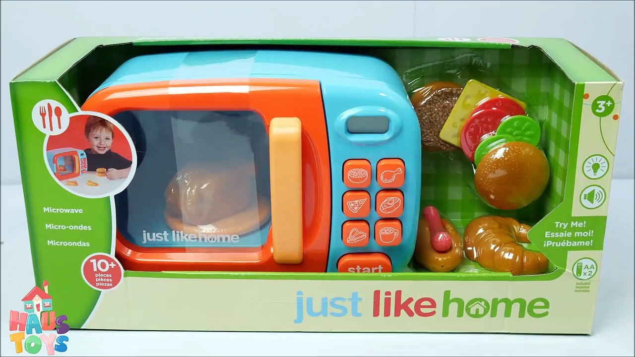Just Like Home Toy Microwave Oven Play Kitchen a video Dailymotion