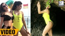 Jacqueline Fernandez Sizzles In A Bikini On Her Family Vacation