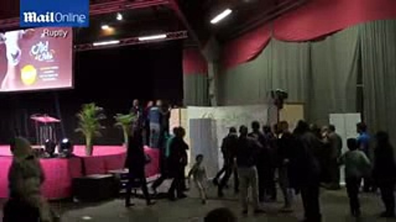 Topless Femen Protesters Charge A Muslim Conference On Women