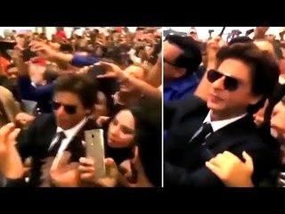 Shah Rukh Khan Gets Mobbed By His Fans In Muscat, Oman