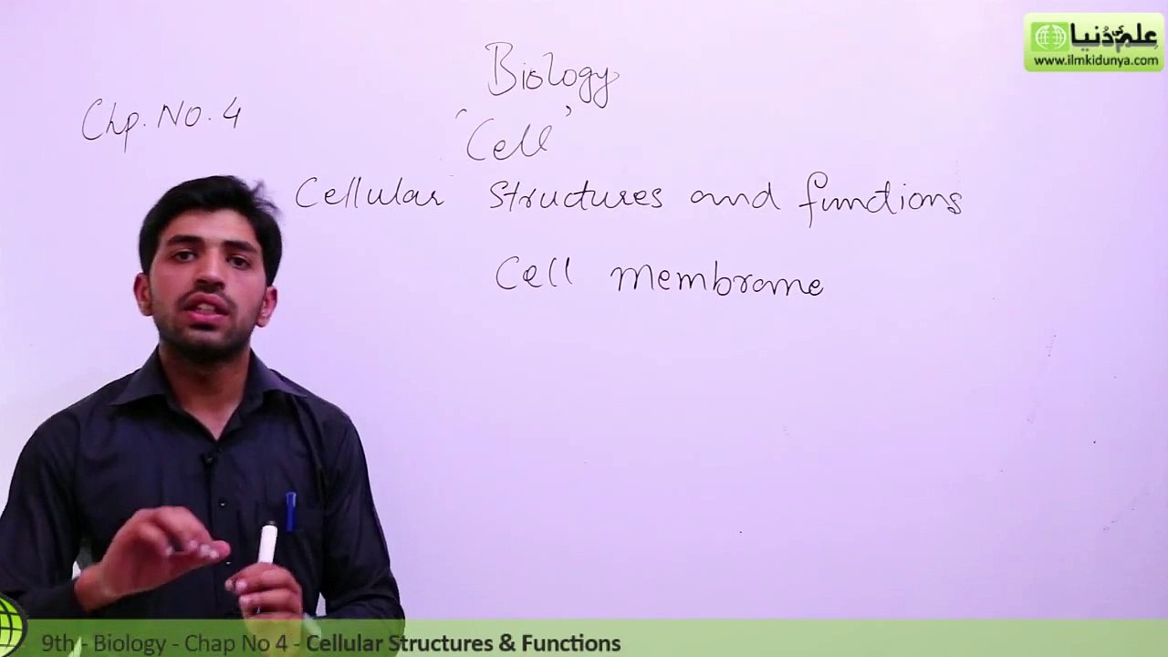 Cell Membrane Biology - Biology Chapter 4 Cell biology - 9th Class - YouTube