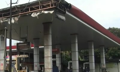 Mobil Tangki BBM Terbakar di SPBU