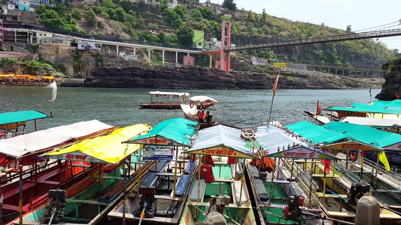 Travel Shri Omkareshwar Jyotirlinga temple , indore ,Madhya Pradesh , India