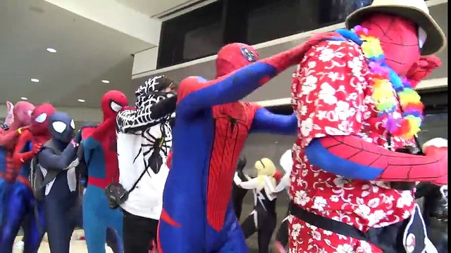 SPIDER-MAN Spider-Verse Mayhem at MegaCon! Real Life Superhero Movie - TheSeanWardShow | Superheroes | Spiderman | Superman | Frozen Elsa | Joker