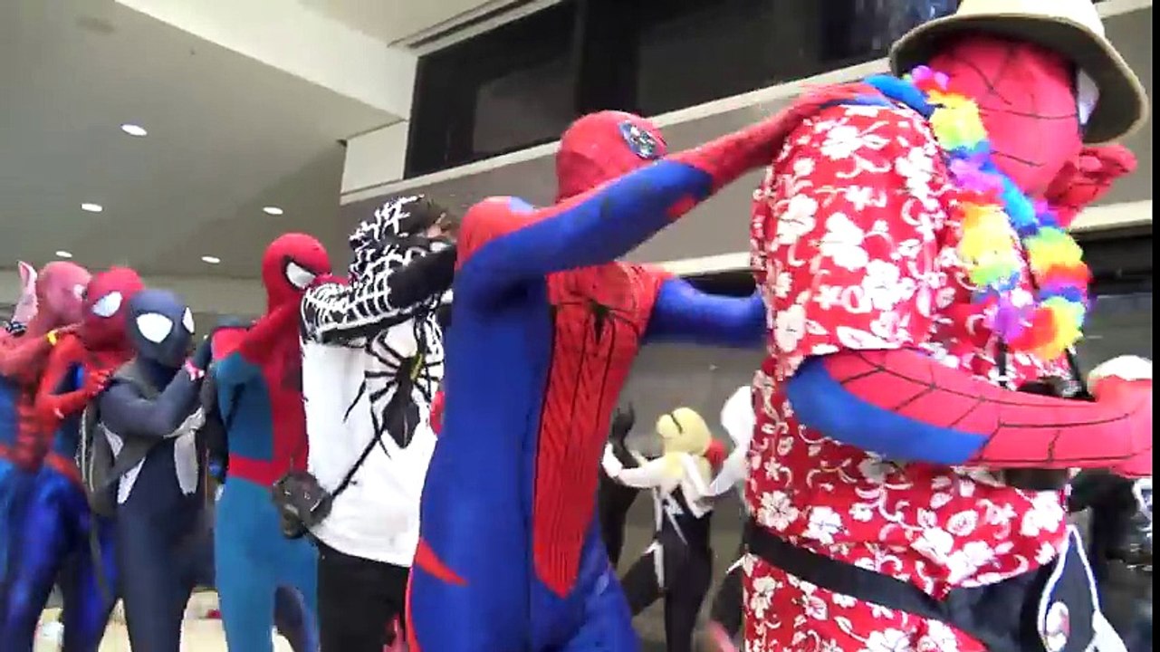 SPIDER-MAN  Spider-Verse Mayhem at MegaCon! Real Life Superhero Movie - TheSeanWardShow | Superheroes | Spiderman | Superman | Frozen Elsa | Joker