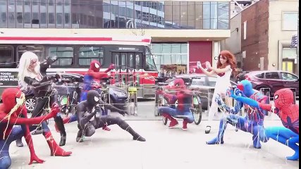 Tải video: SPIDER-MAN  Web Slinging in Real Life - EPIC FLASH MOB - TheSeanWardShow | Superheroes | Spiderman | Superman | Frozen Elsa | Joker