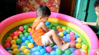 Indoor Playground Family Fun For Kids - Kids Playing Ball In The Ho