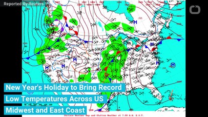 New Year's Holiday to Bring Record Low Temperatures Across US Midwest and East Coast