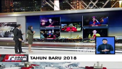Kemeriahan Malam Tahun Baru di Sejumlah Kota Besar di Indonesia