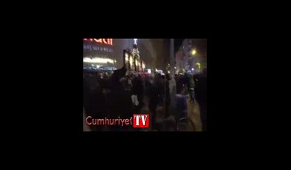 Eskişehir'deki yılbaşı kutlamasında Irak bayrağı gerginliği