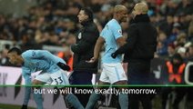 Kompany's injury isn't serious, he is back to help Man City - Guardiola