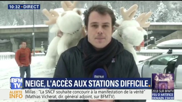 Avec la neige, l'accès aux stations de ski est rendu difficile