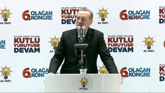Kastamonu-Cumhurbaşkanı Erdoğan AK Parti İl Kongresi'nde Konuştu
