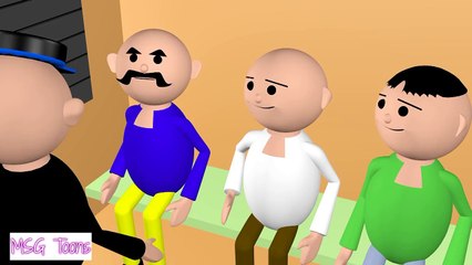 MAKE JOKE OF_BAKAITI IN TRAIN_Funny Short Animated Video