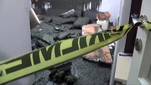 Eyüpsultan’da Bir İnşaatta Beton Dökümü Sırasında Yan Apartmanın Duvarı Çöktü