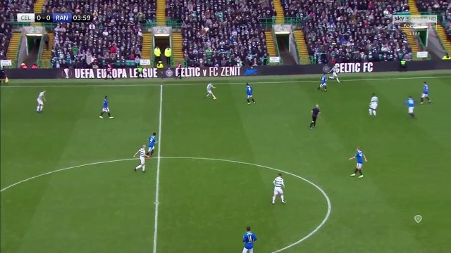 Alfredo Morelos Super Chance - Celtic 0-0 Rangers 30.12.2017
