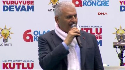 Edirne-Başbakan Binali Yıldırım AK Parti İl Kongresi'nde Konuştu