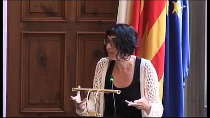 Así adoctrina la concejal de la CUP en Reus, Marta Llorens, a un grupo de niños