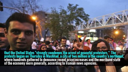 Scattered Protests Erupt in Iran Over Economic Woes