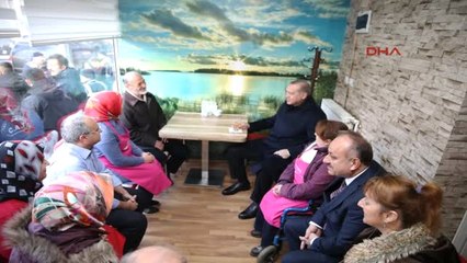 Kastamonu - Cumhurbaşkanı Erdoğan Börekçide Vatandaşlar ile Sohbet Etti