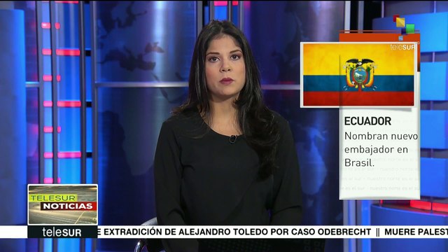 Ecuador designa nuevo embajador en Brasil