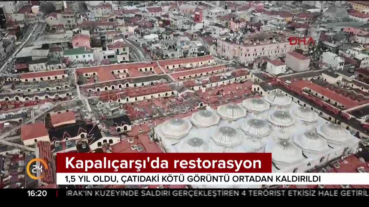 Kırmızı kiremitler konuldu