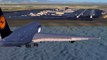 Lufthansa Airbus A380 sunset landing at Los Angeles airport [FSX HD]