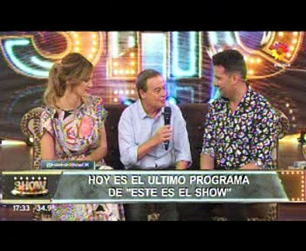 Paula en Este es el Show 2 - 29 de Diciembre