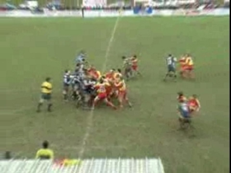 Rugby Bagarre Générale Colomiers Vs Isle-Jourdain