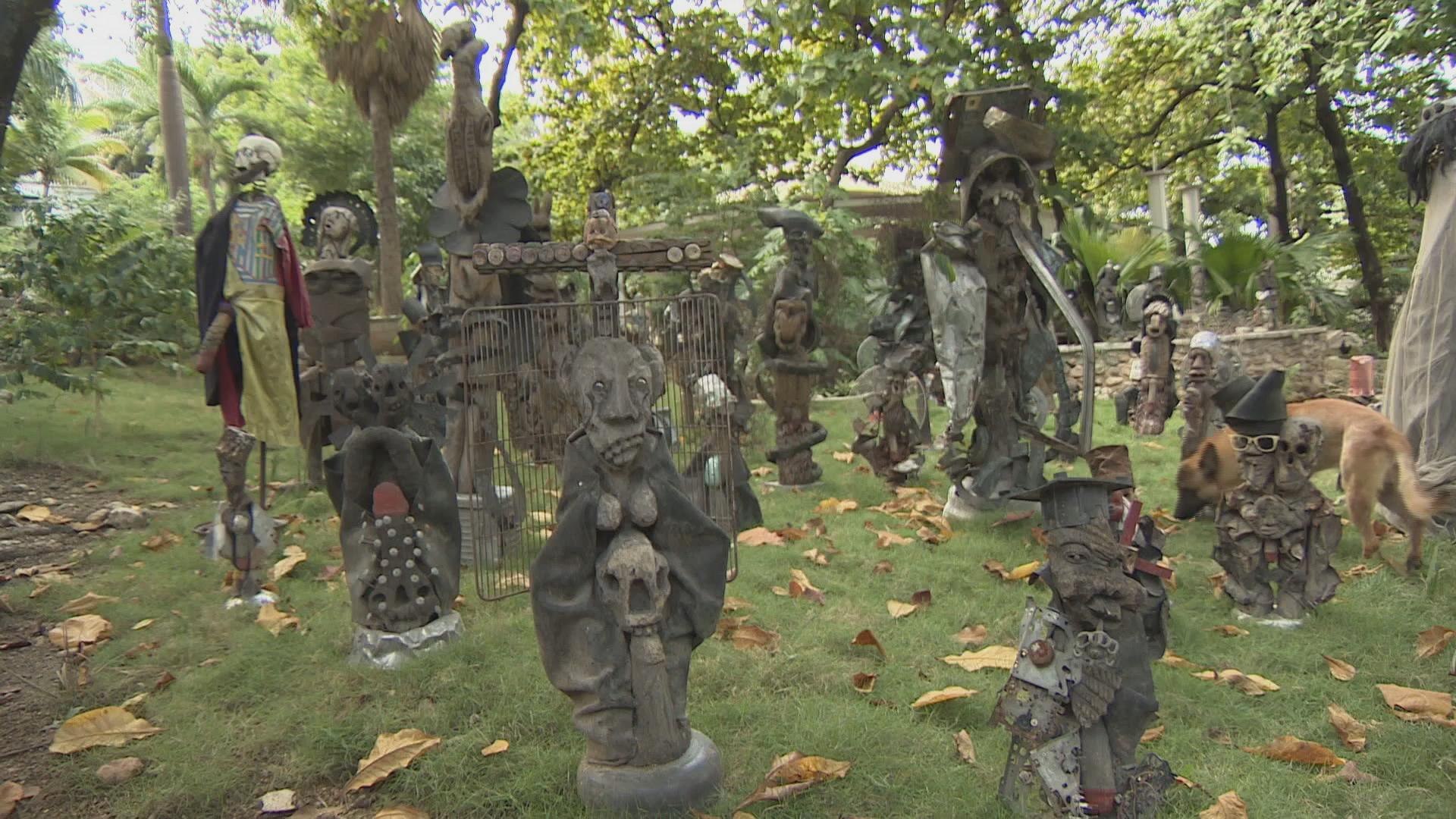 Haiti creativity: Turning garbage into political art