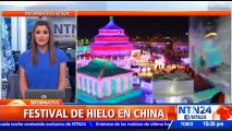 Festival de hielo más grande del mundo se celebra en China