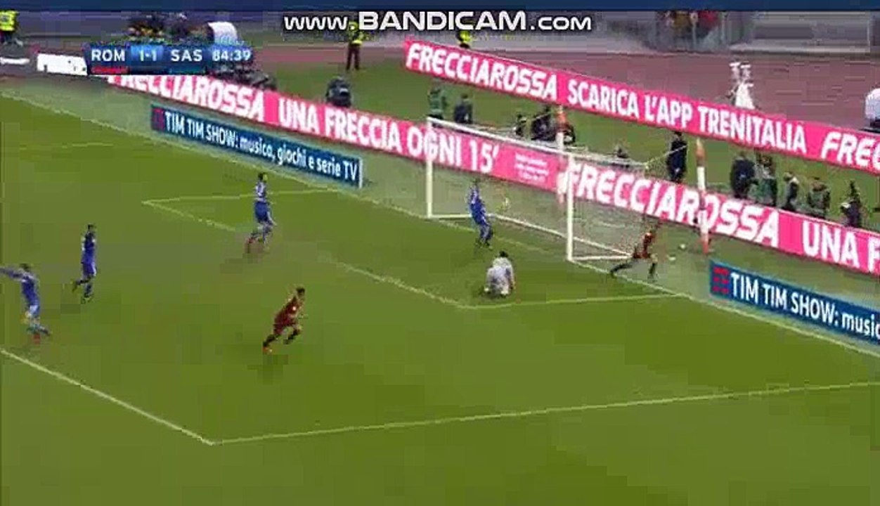 Alessandro Florenzi Goal - Roma 1-1 Sassuolo 30.12.2017