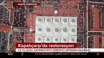 Kapalıçarşı'da restorasyon