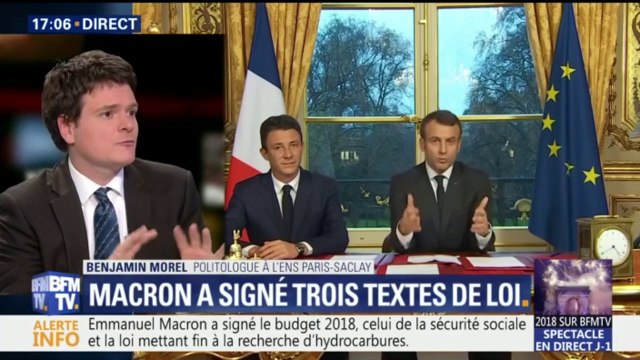 Les textes de loi signés par Emmanuel Macron auront des effets très concrets pour le quotidien des Français , a déclaré Benjamin Griveaux