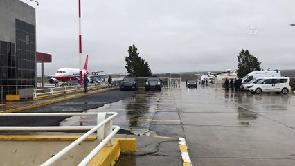 Başbakan Binali Yıldırım, özel uçakla Çorlu ilçesinde geldi - TEKİRDAĞ