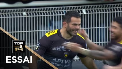 TOP 14 - Essai Grégory LAMBOLEY (SR) - La Rochelle - Agen - J14 - Saison 2017/2018