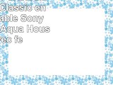 32nd Étui Portefeuille Design Classic en cuir véritable Sony Xperia M4 Aqua Housse avec