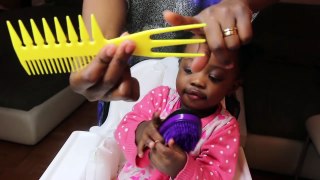 How to : Protective Hairstyle For Afro Toddler | Linda Barry
