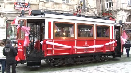 Nostaljik Tramvay 1 Yıl Sonra Seferlerine Başladı