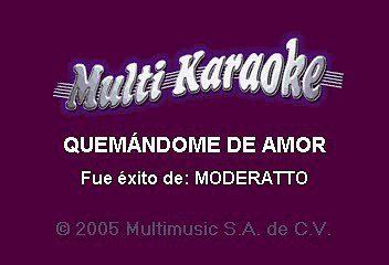Moderatto - Quemandome de amor (Karaoke)
