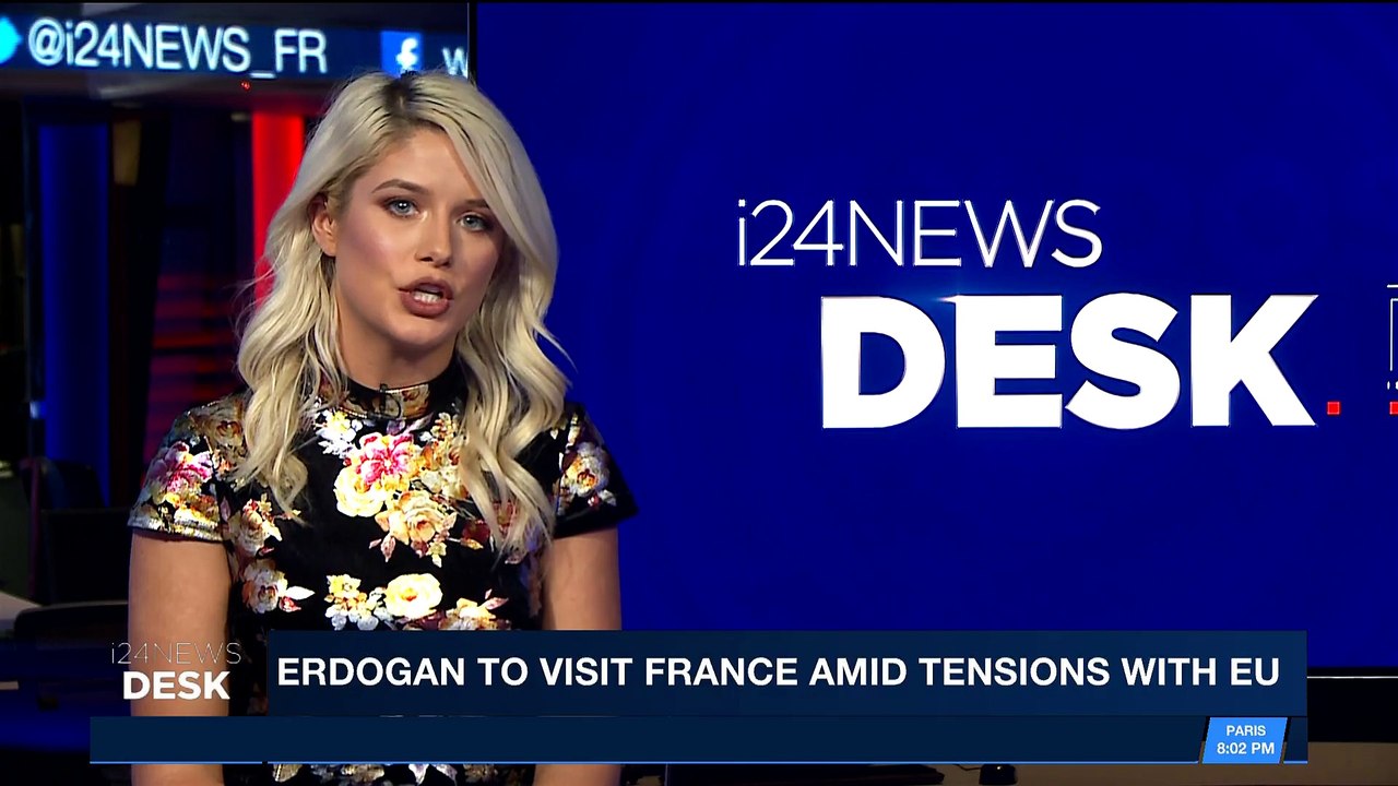 i24NEWS DESK | Erdogan to visit France amid tensions with EU | Saturday, December 30th 2017