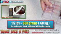 White Chocolate Eggnog Ganache Filled Chocolates Recipe