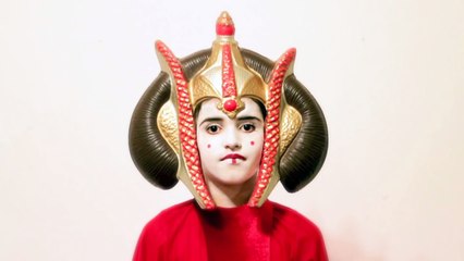 STAR WARS QUEEN AMIDALA MAKEUP TUTORIAL/ HALLOWEEN COSTUME
