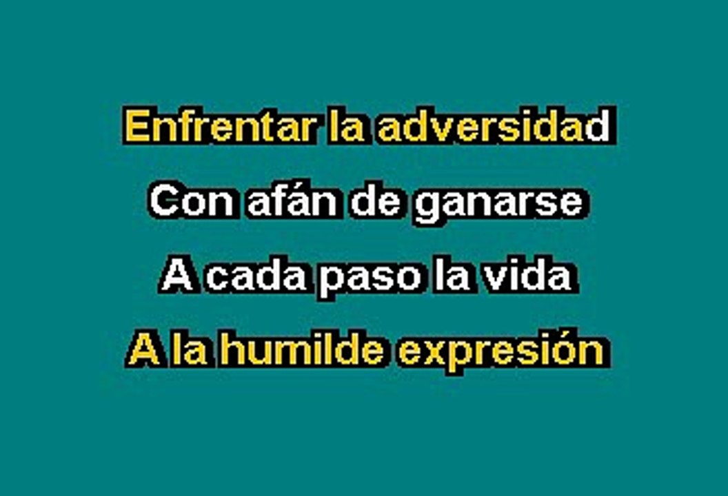 Rodrigo - La mano de dios (Karaoke)