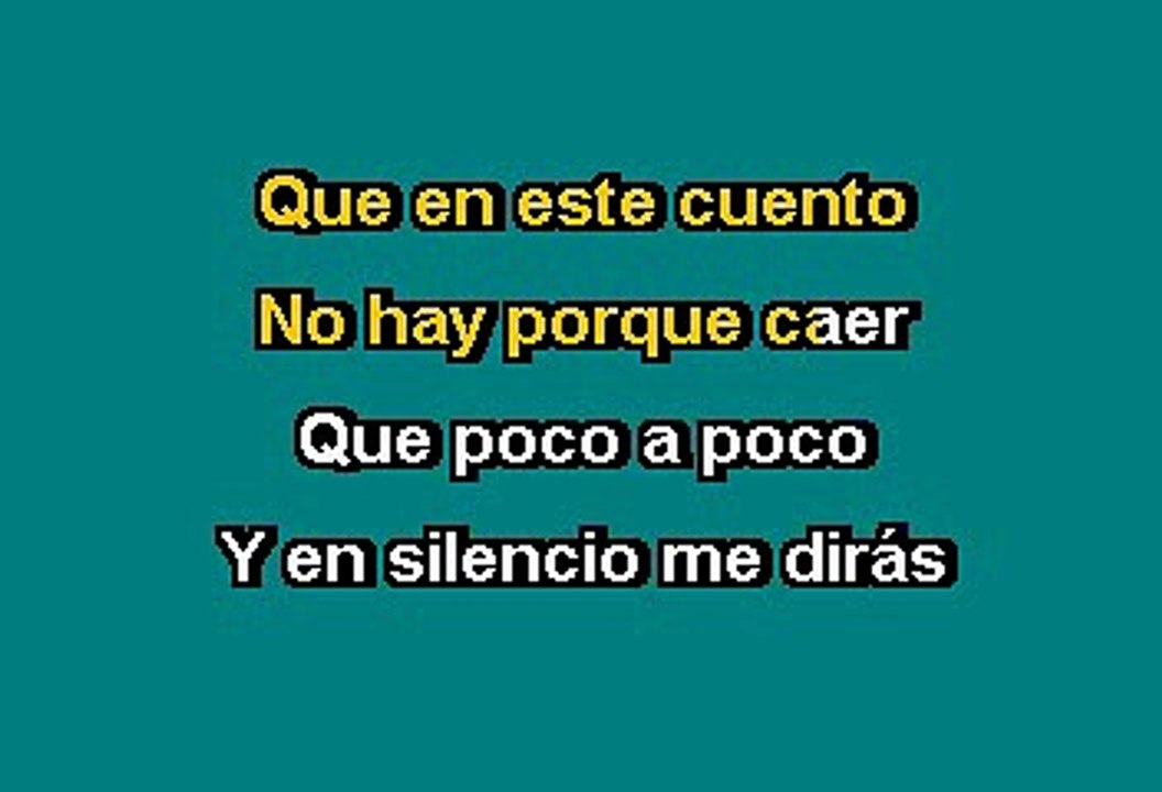 Sasha - Serás el aire (Karaoke)